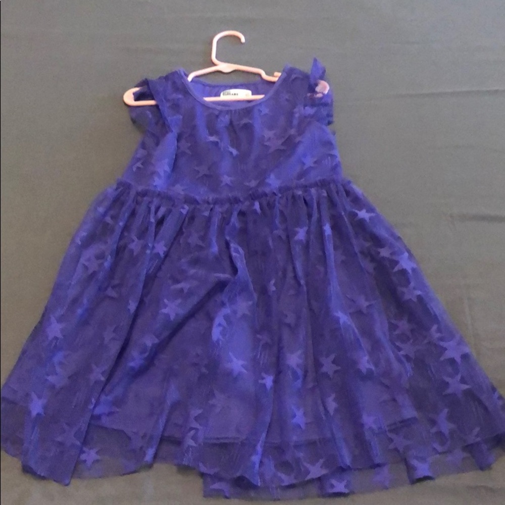 Purple dress with stars size 6